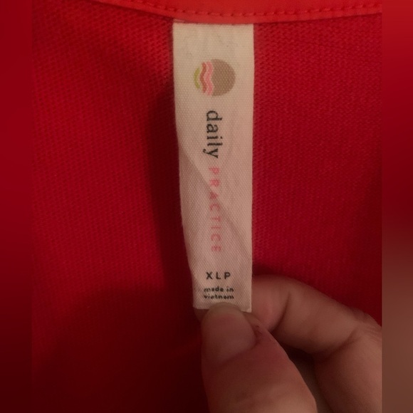 Anthropologie Daily Practice Offsides Mini Dress in Bright Red XLP - Picture 4 of 12